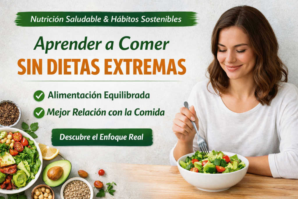 Aprender a comer sin dietas extremas