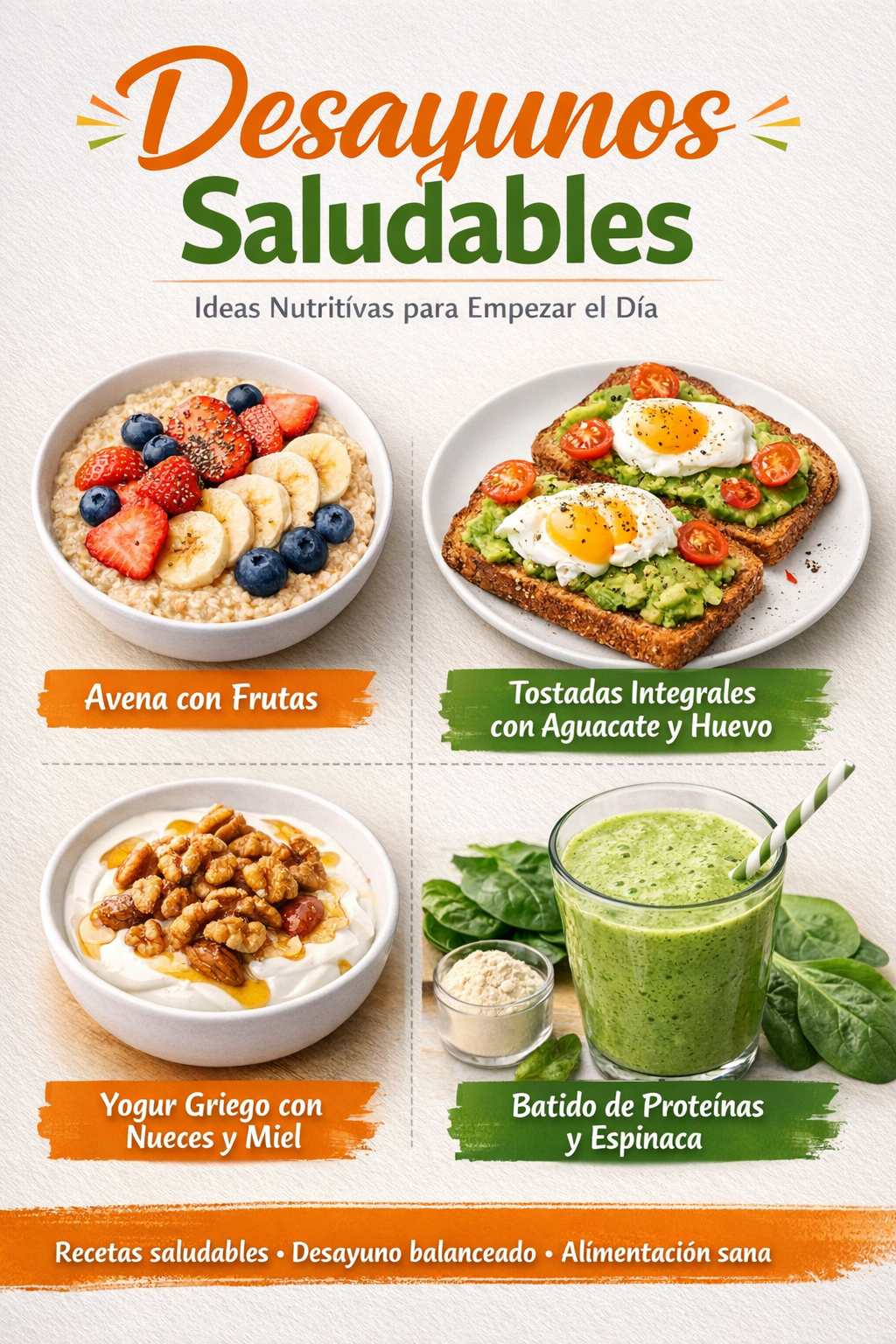 Desayunos saludables