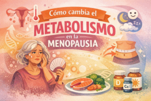 Como cambia el metabolismo en la menopausia