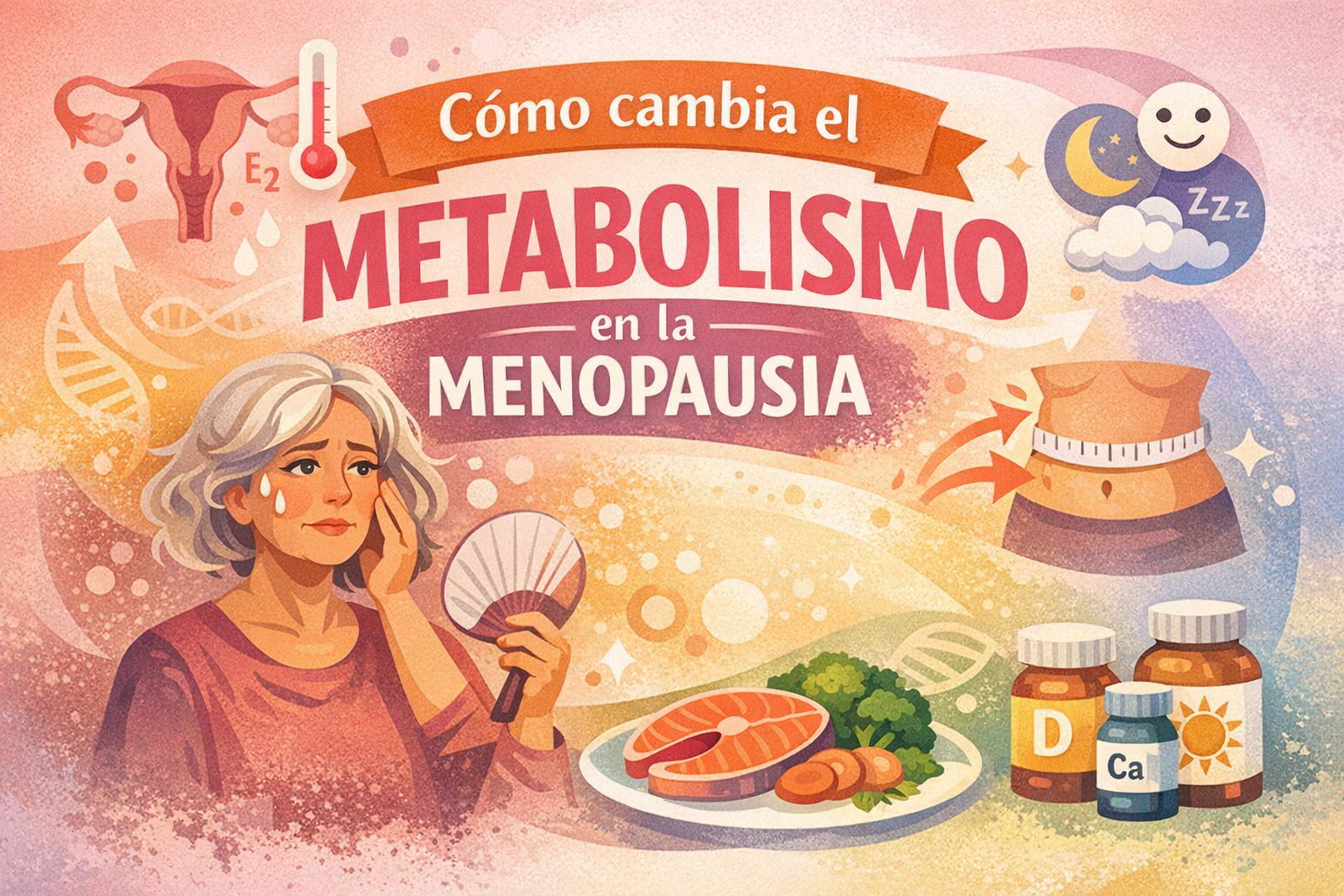 como cambia el metabolismo en la menopausia