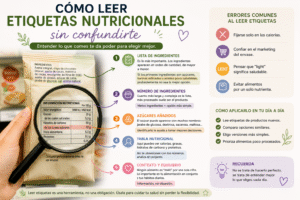 Cómo leer etiquetas nutricionales